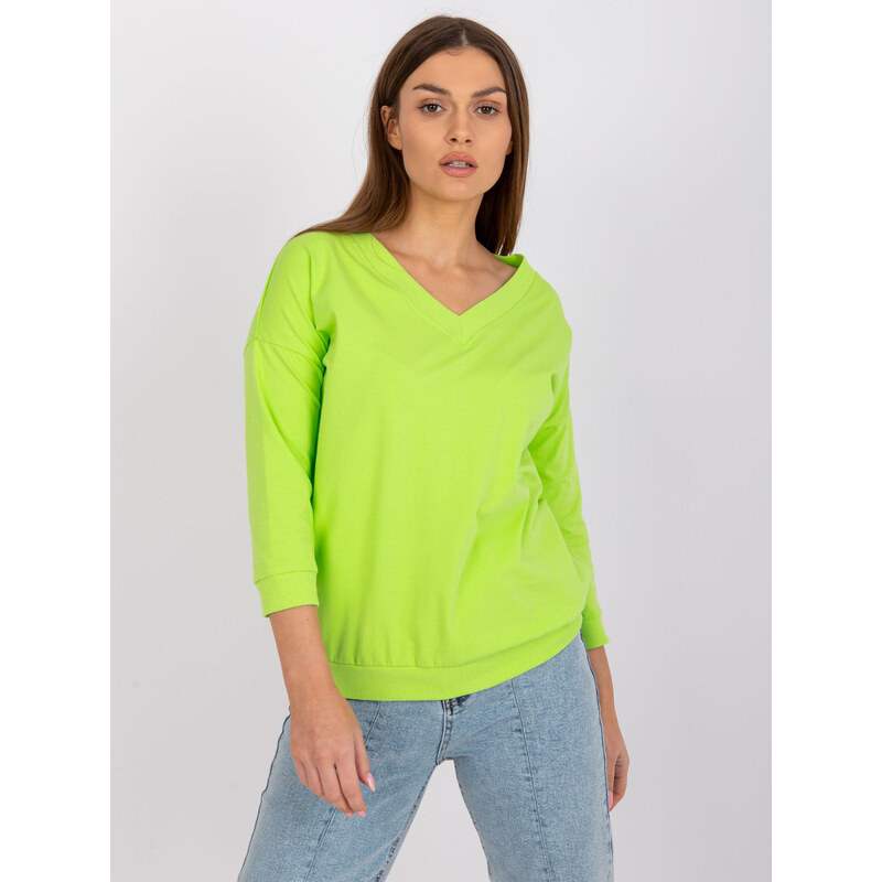 BASIC FEEL GOOD Basic limetková blúzka Olivia RV-BZ-7542.41X-lime 30162180