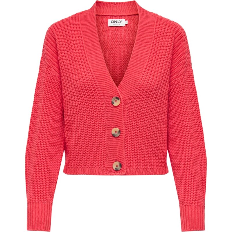 ONLY Kardigán ONLCarol ohnivo červená 62915693
