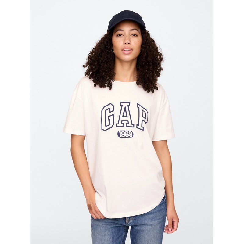 GAP Dámske Bavlnené tričko s logom 407990-04 66266309