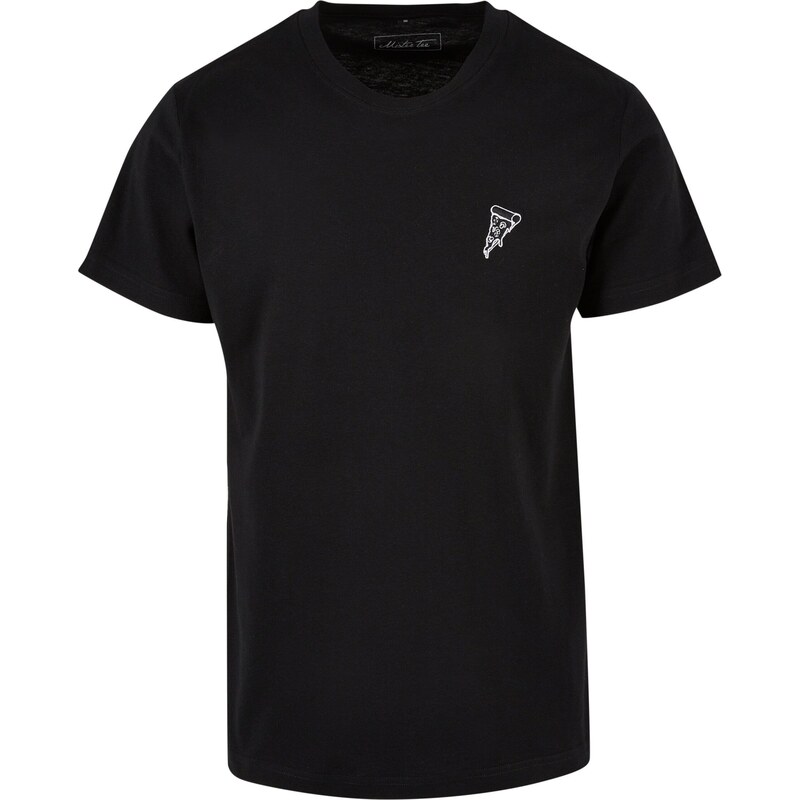 Mister Tee Tričko Pizza čierna / biela 63144950