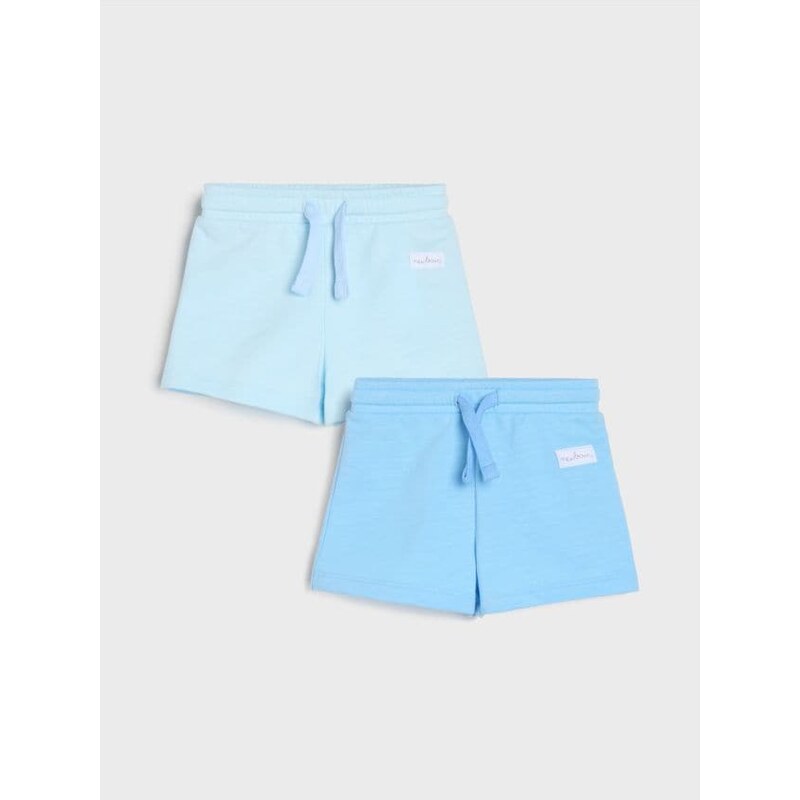 Sinsay - Súprava 2 šortiek - svetlomodrá 65761157