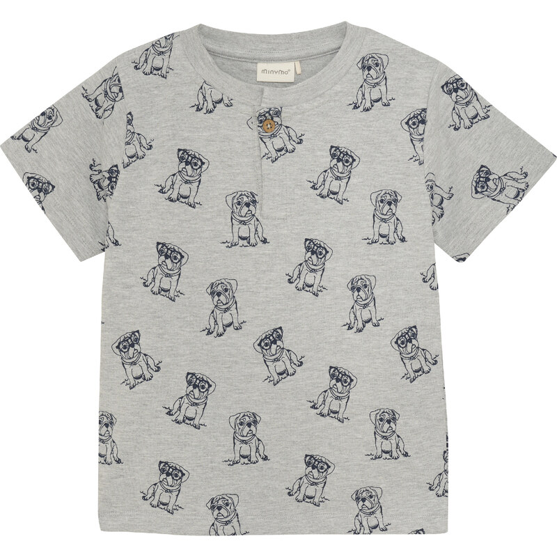 Minymo tričko Grey melange 62922686