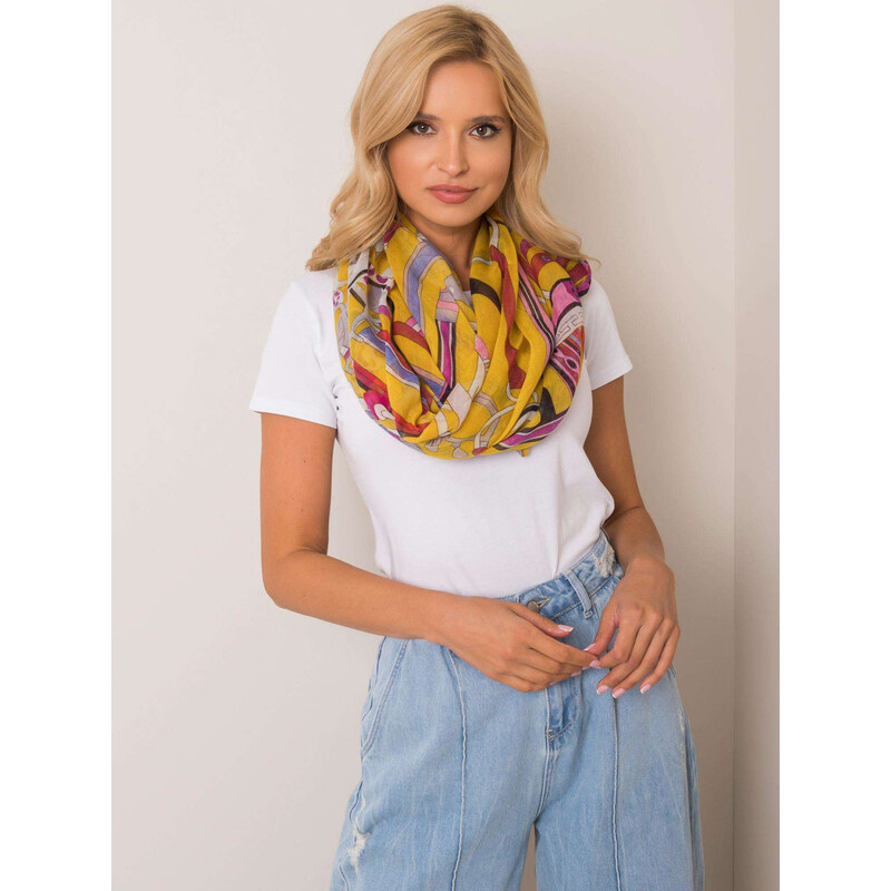 BASIC Dámska žltá šatka AT-CH-RS120980-yellow 18957888