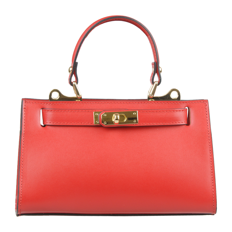 Červená kožená talianska kabelka Anita Rossa NovaKabelka.sk 62929400