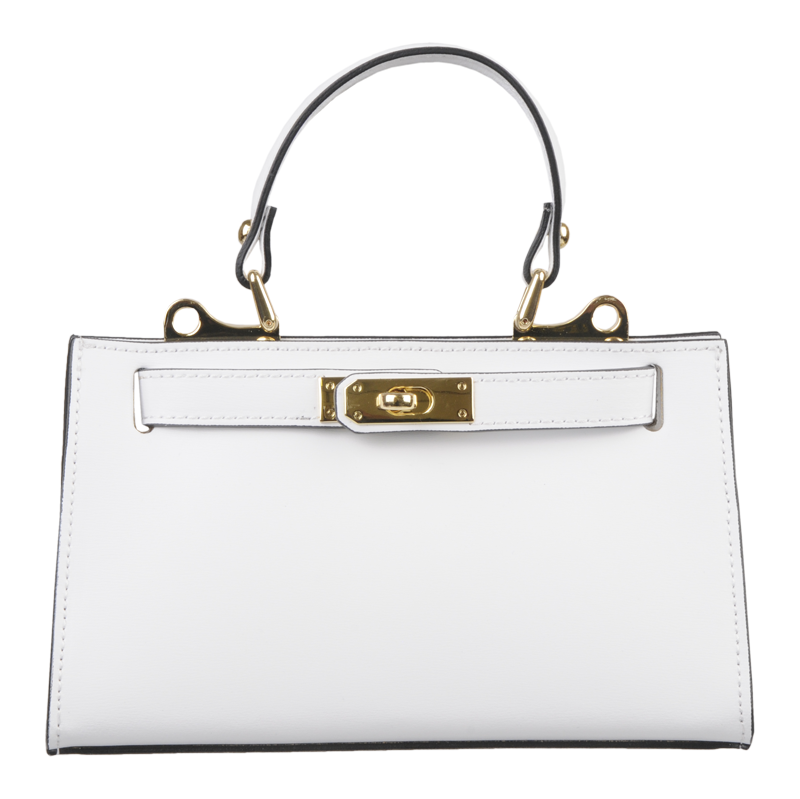 Biela kožená talianska kabelka Anita Bianca NovaKabelka.sk 62929402