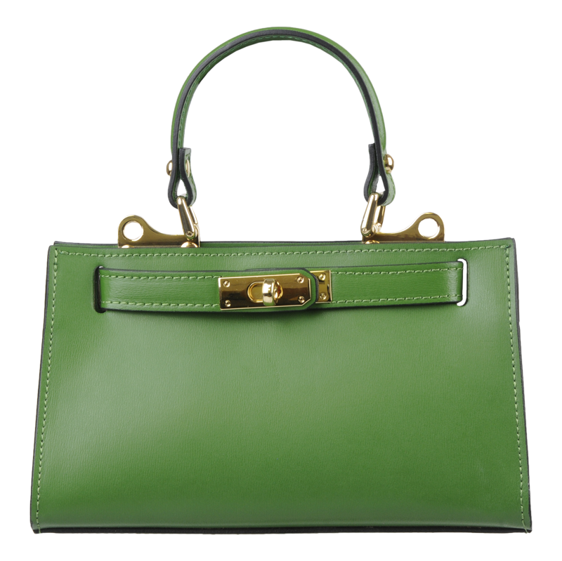 Zelená kožená talianska kabelka Anita Verde NovaKabelka.sk 62929404