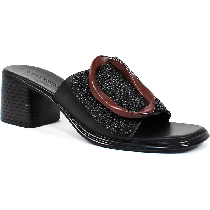 Secretshoes Elegantné kožené šľapky 62929493