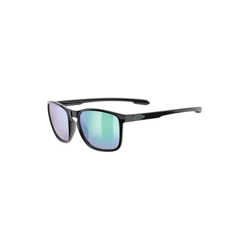 Uvex LGL 52 okuliare Black/Mirror Green 62930722