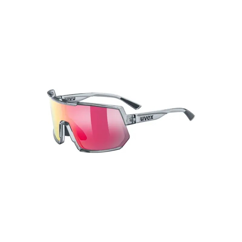 E-shop Uvex Sportstyle 235 okuliare Smoke Transparent/Mirror Red