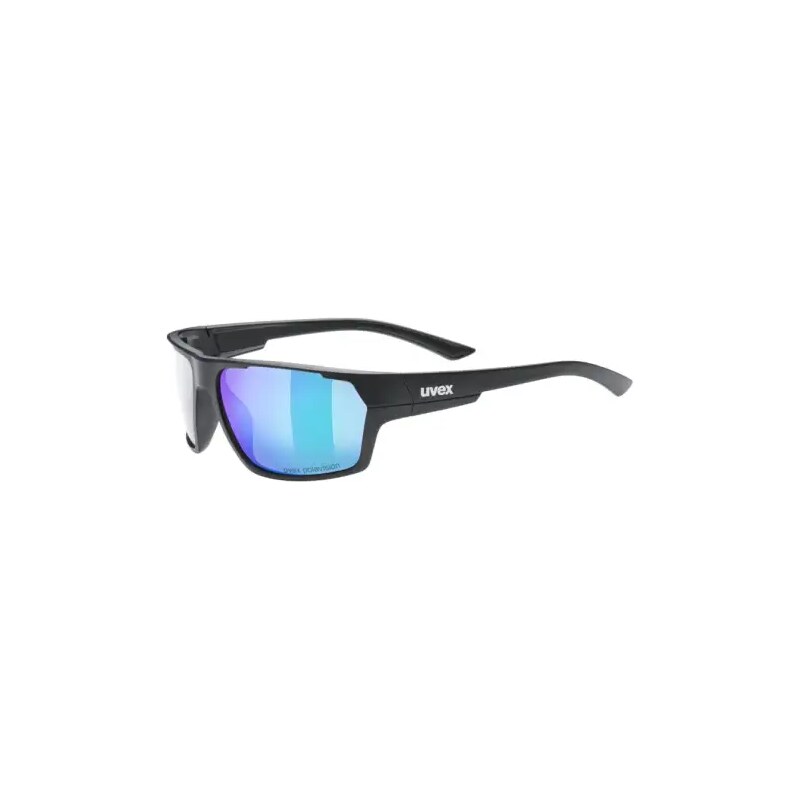 Uvex Sportstyle 233 Polavision okuliare Black Matt/Mirror Green 62930731