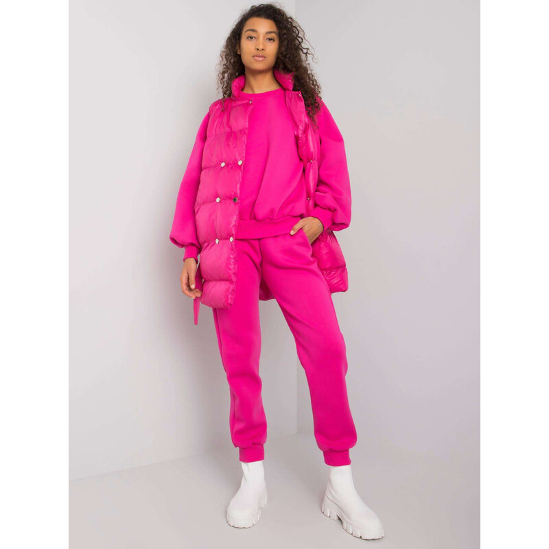 BASIC Fuchsiový trojdielny set s vestou Minneola EM-KMPL-646.96P 28938831