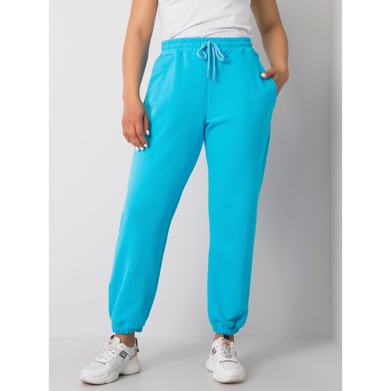 BASIC Modré dámské tepláky RV-DR-6331.86-blue 24642500