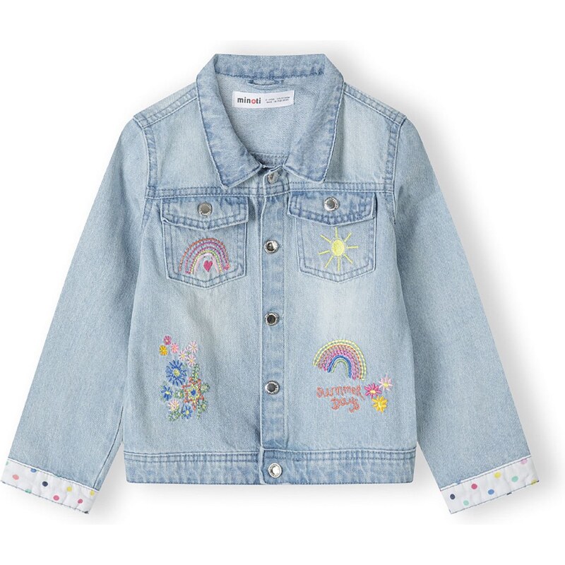 MINOTI Prechodná bunda svetlomodrá / zmiešané farby 62937469