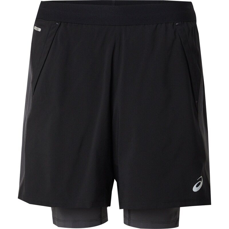 ASICS Športové nohavice ROAD striebornosivá / čierna 63017710
