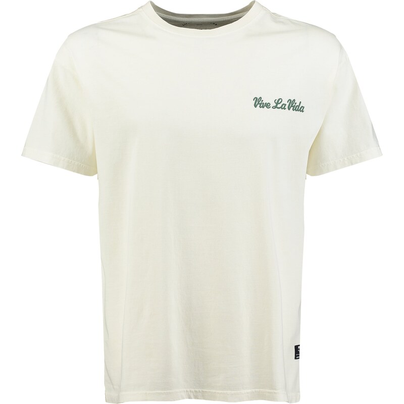 Key Largo Tričko KLVIVE LA VIDA zelená / biela 62937617