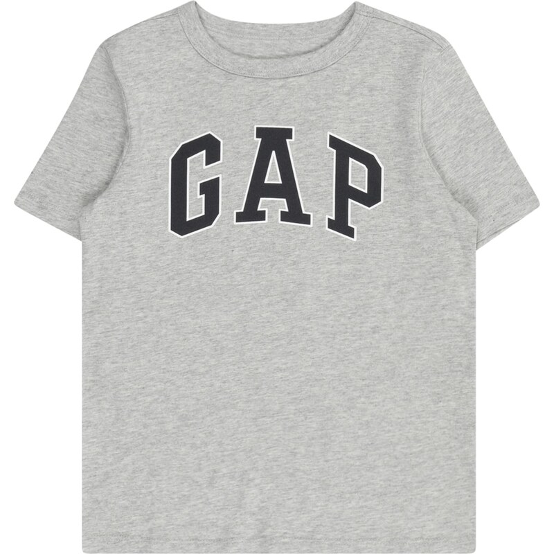 GAP Tričko sivá melírovaná / čierna / biela 62937883