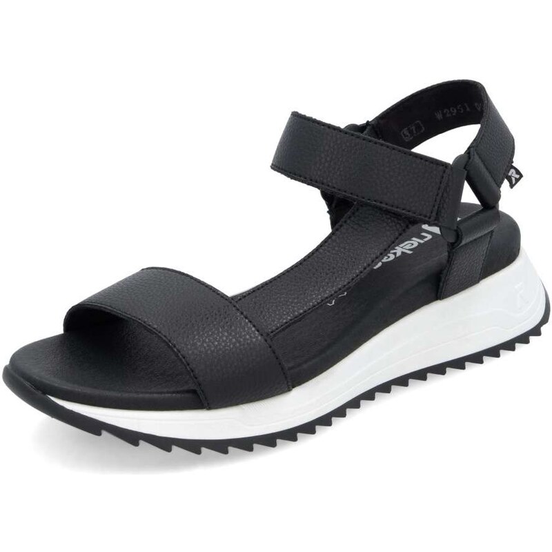 Dámske sandále RIEKER W2951-00 čierna S5