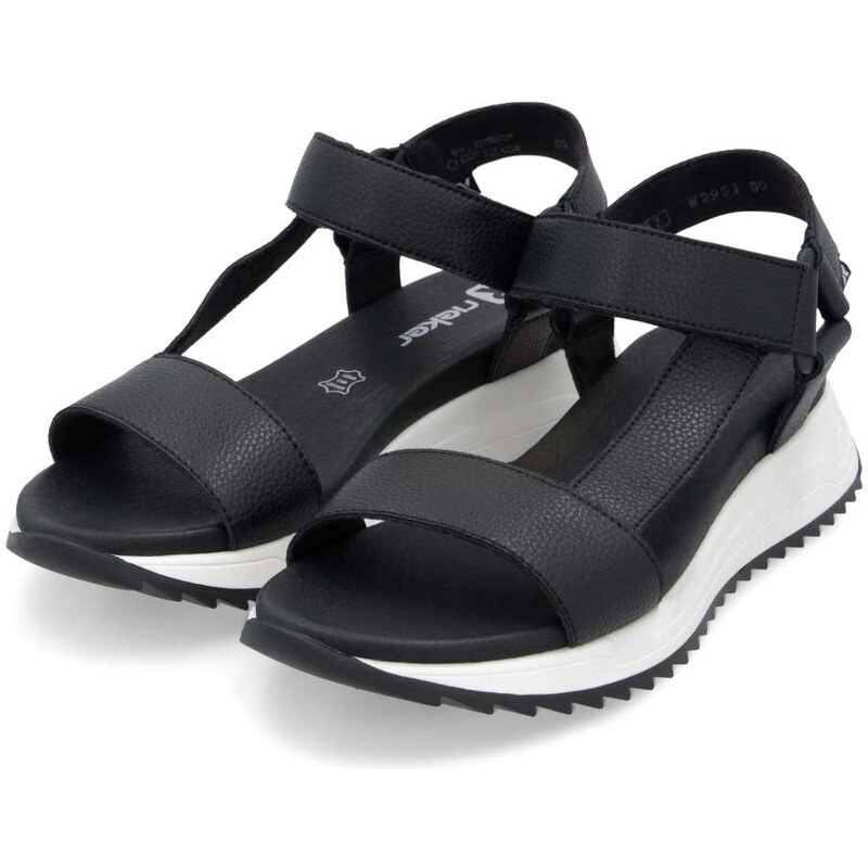 Dámske sandále RIEKER W2951-00 čierna S5