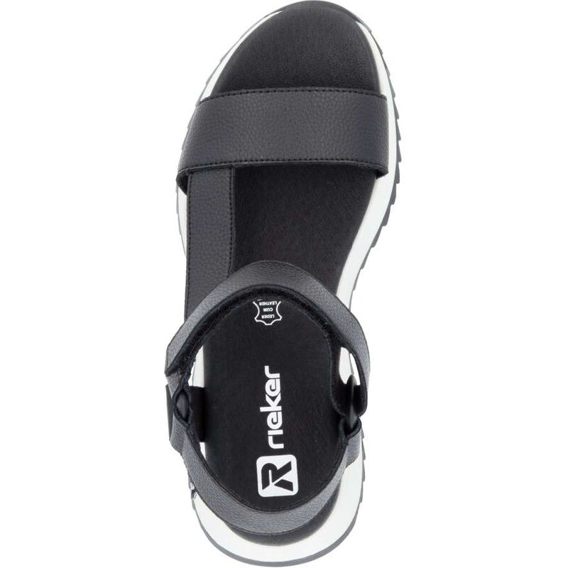 Dámske sandále RIEKER W2951-00 čierna S5