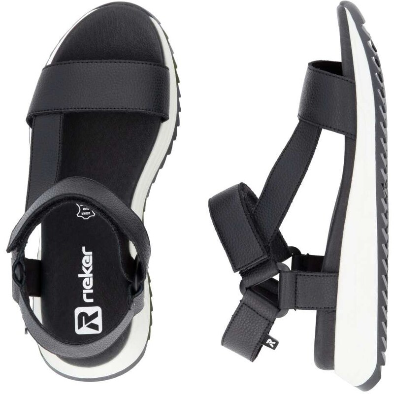Dámske sandále RIEKER W2951-00 čierna S5