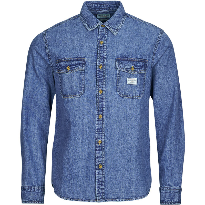 Guess Košele s dlhým rukávom REGULAR LS DENIM SHIRT Guess 62942855