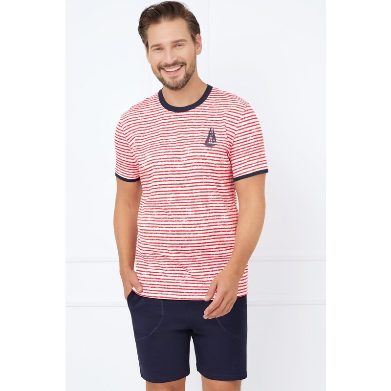 E-shop Italian Fashion pánske pyžamo Flota - bavlna
