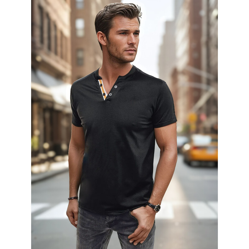 Pánska čierna polo košeľa Dstreet 64678800
