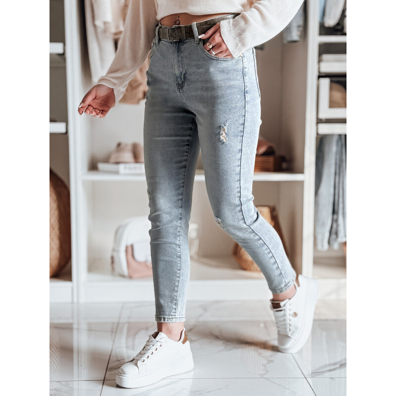 DStreet Dámske slim fit rifle s pásom MIXFELL 64676302