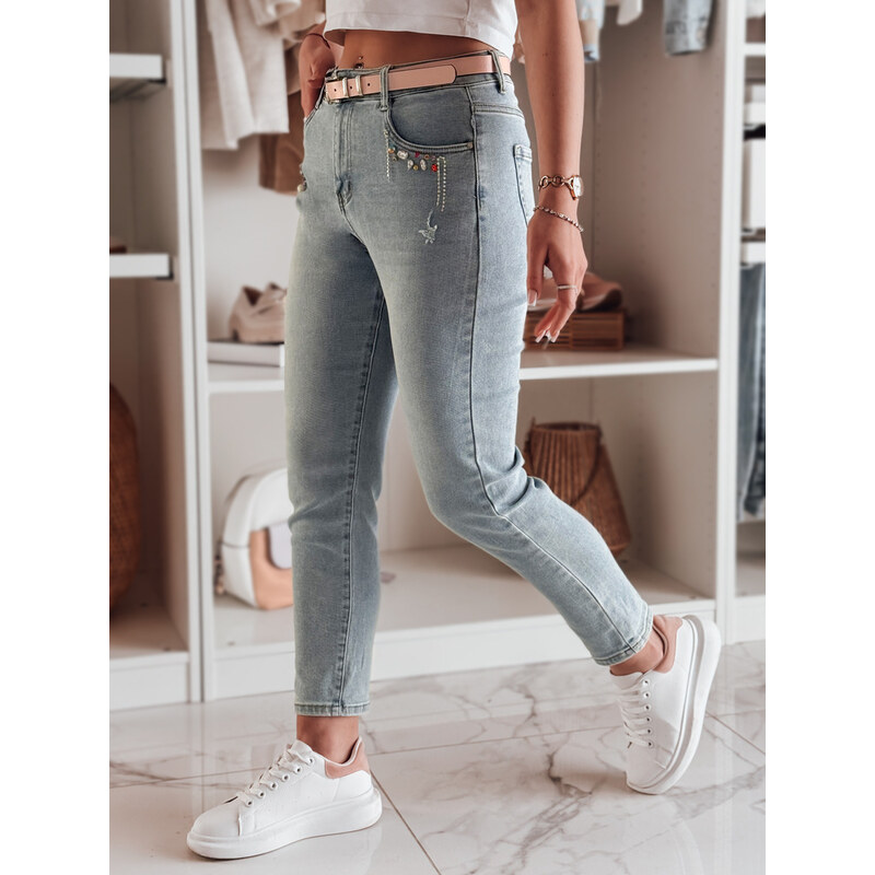 DStreet Dámske skinny rifle s ozdobami 65388873