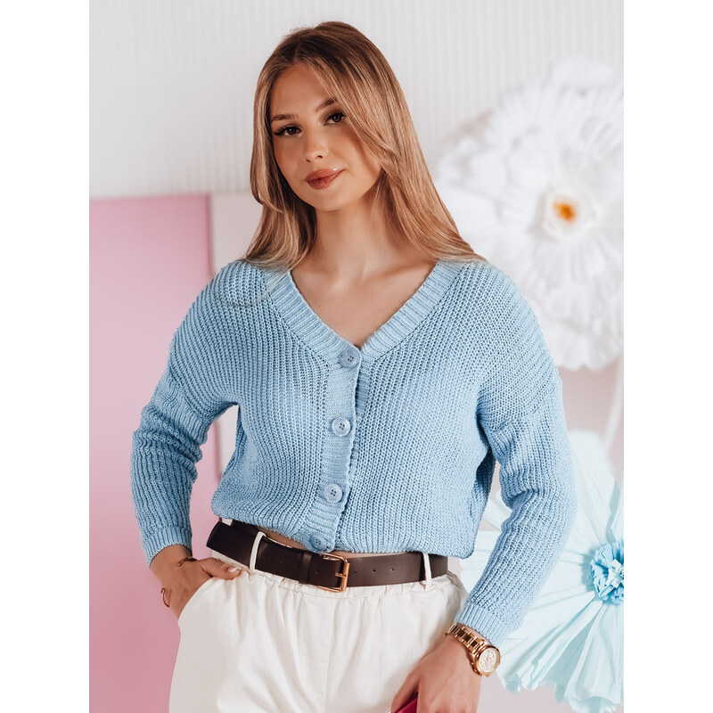 DStreet Dámsky oversize sveter SWEETDREAM modrý 64676270