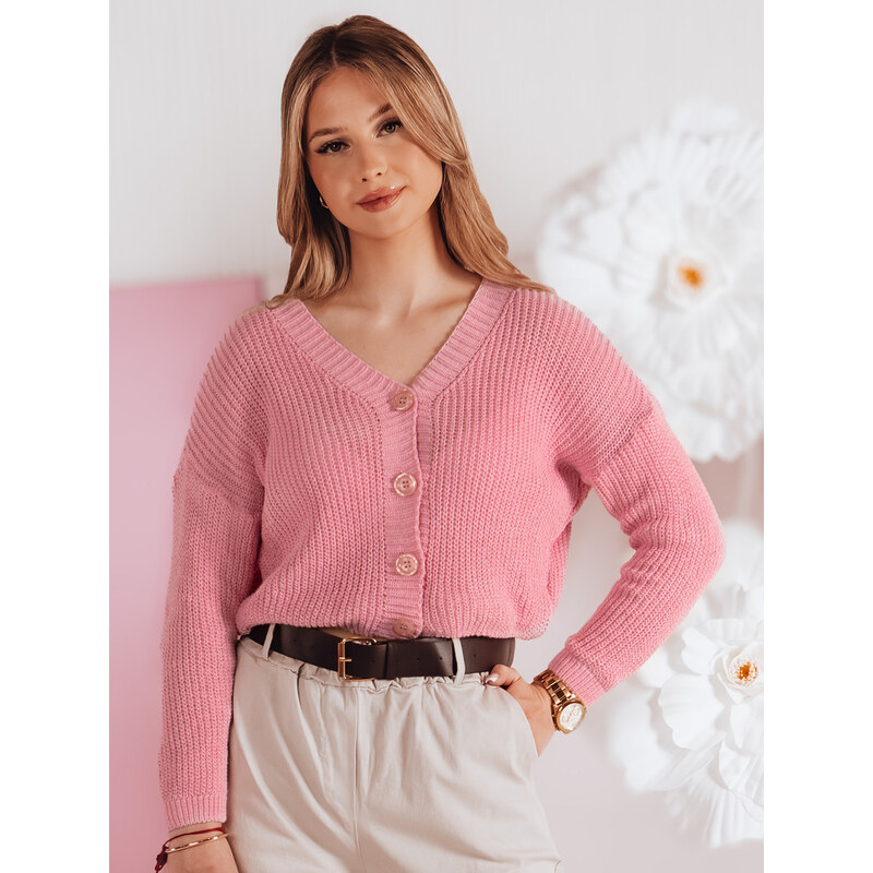 DStreet Ružový oversize sveter SWEETDREAM 64676268