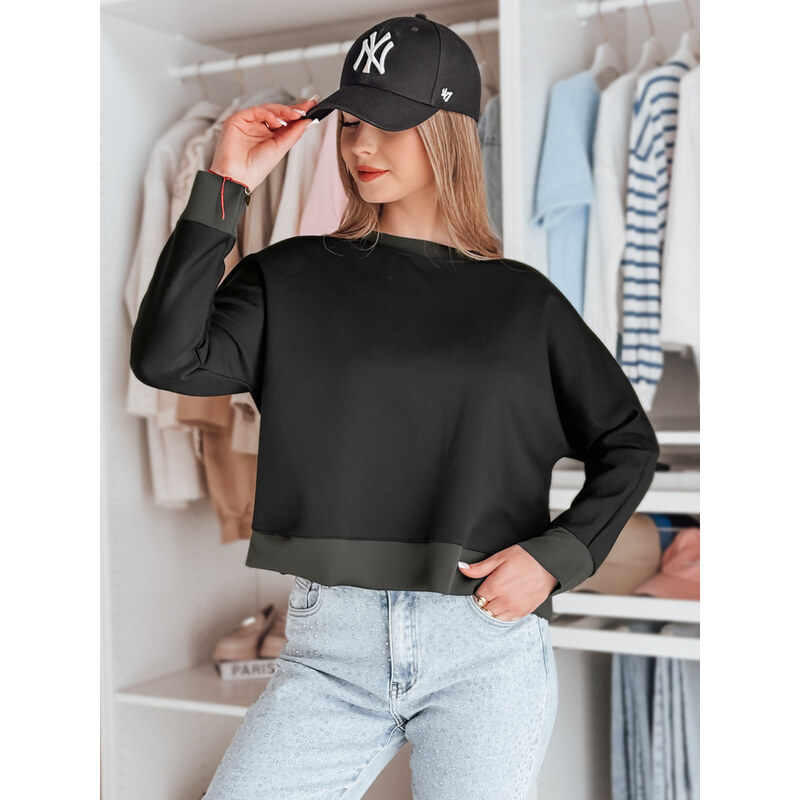 DStreet Čierna oversize blúzka s náhrdelníkom 64789646