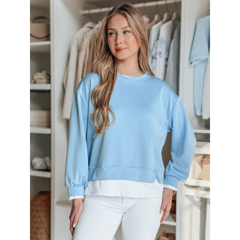 DStreet Dámska oversize mikina LUZZIO modrá 64789979