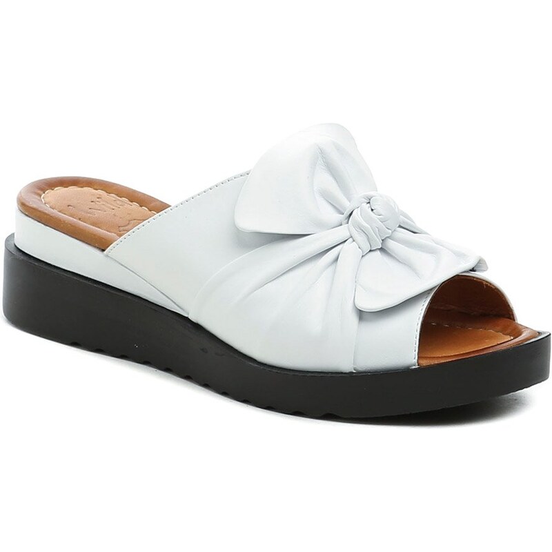 Wild 03783353D biele dámske nazúvaky na kline 62954248