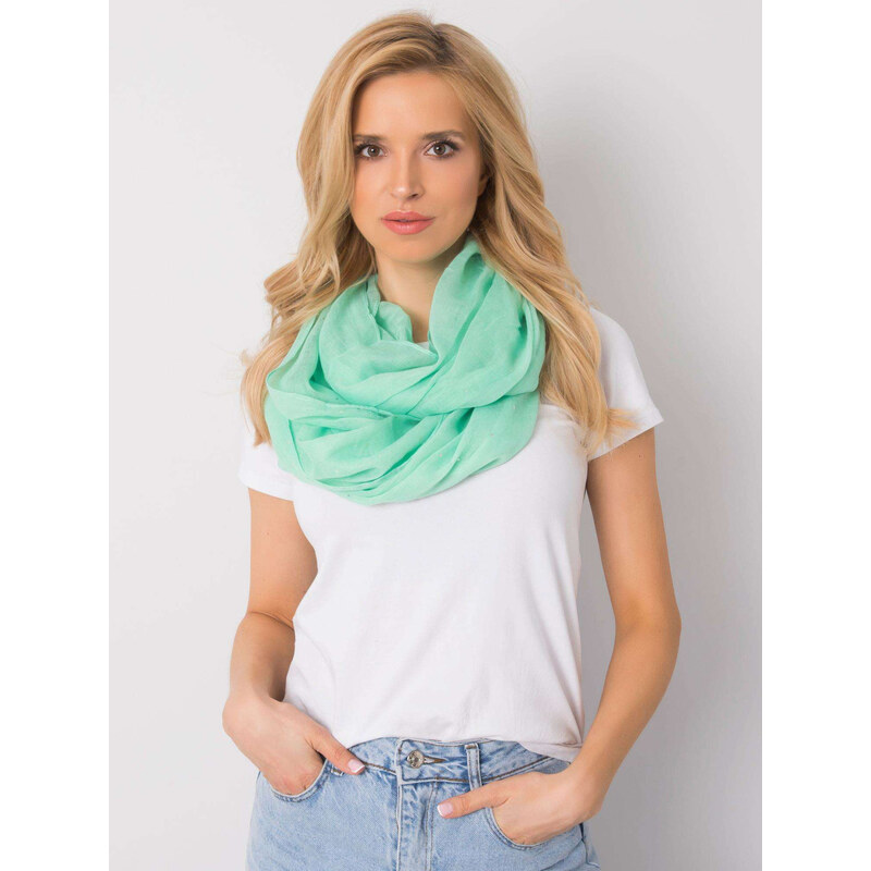 BASIC Mintová šatka s trblietkami AT-CH-5355-mint 24384478