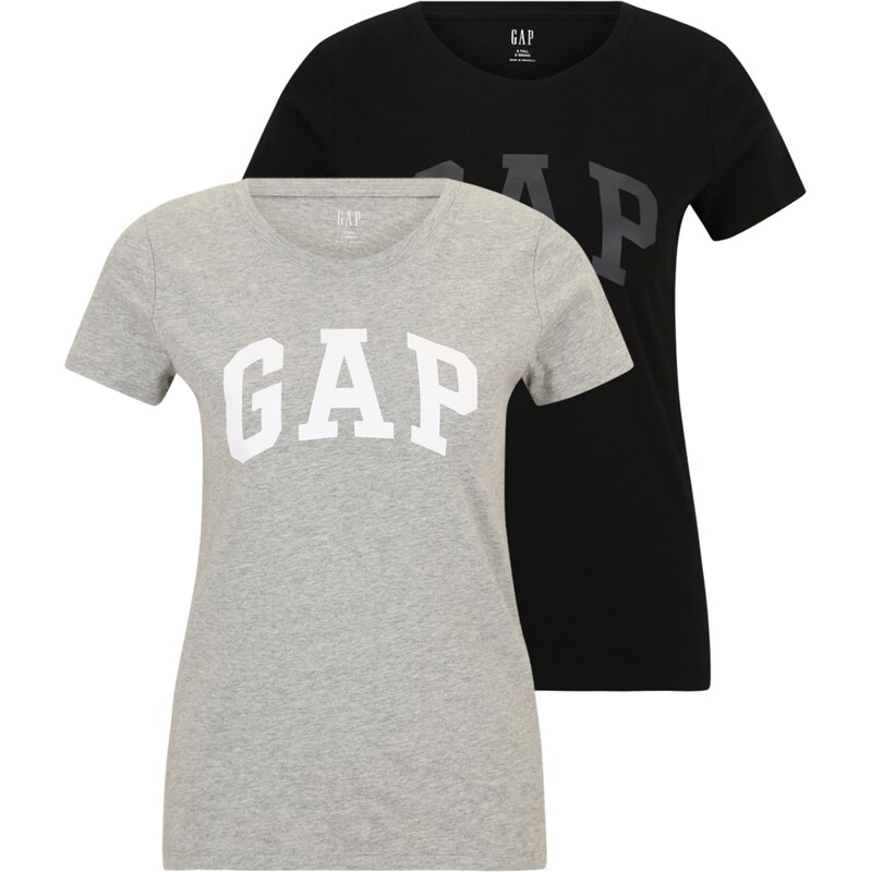 Gap Petite Tričko antracitová / sivá melírovaná / čierna / biela 62962042