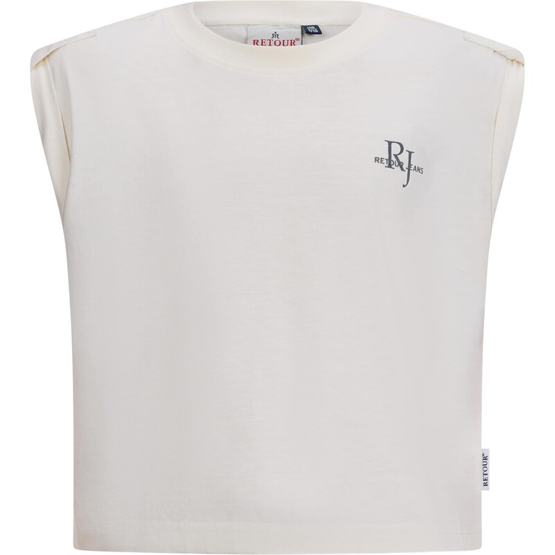 Retour Jeans Top Xaja antracitová / pastelovo zelená / marhuľová / 63309937