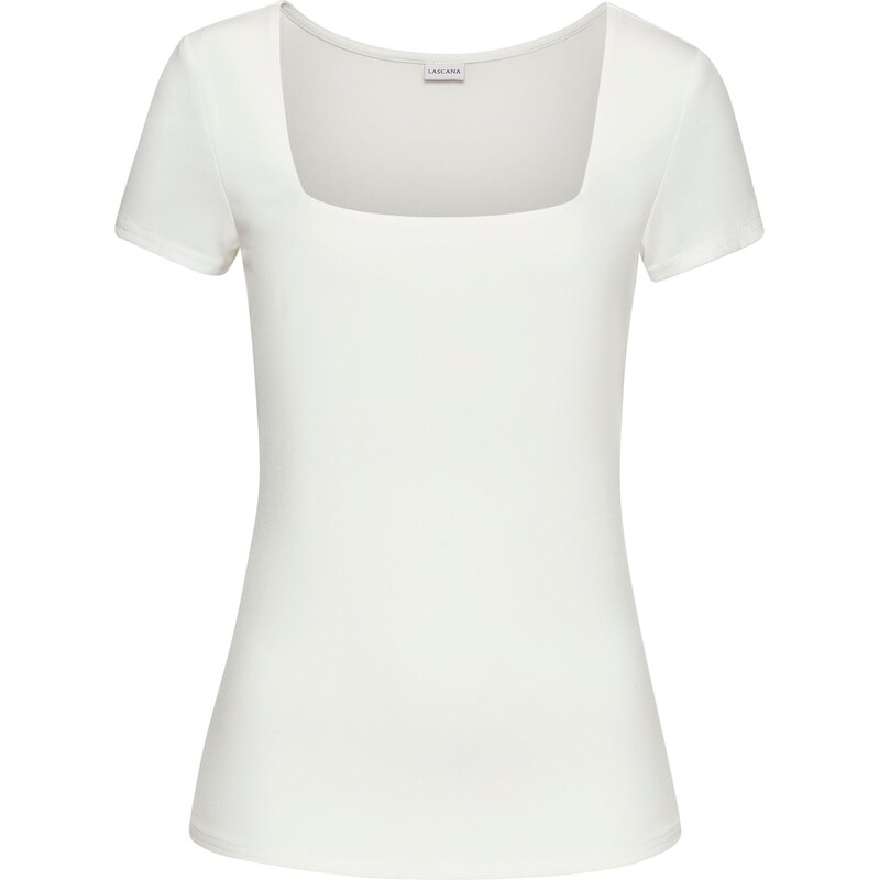 LASCANA Tričko perlovo biela 62961647