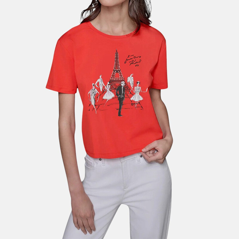 Dámské volné triko Karl Lagerfeld Paris 56178 62962074