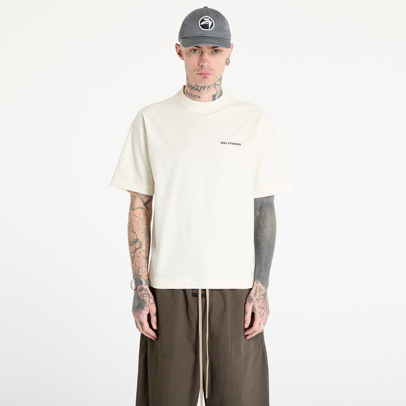 Tričko HAL STUDIOS Inside-Out Uniform T-Shirt UNISEX Off-White XL 62963002