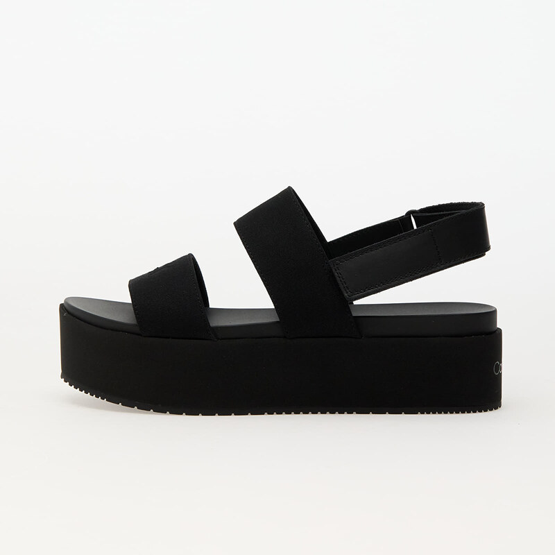 Calvin Klein Jeans Flatform Sandal Slin Black 62983595