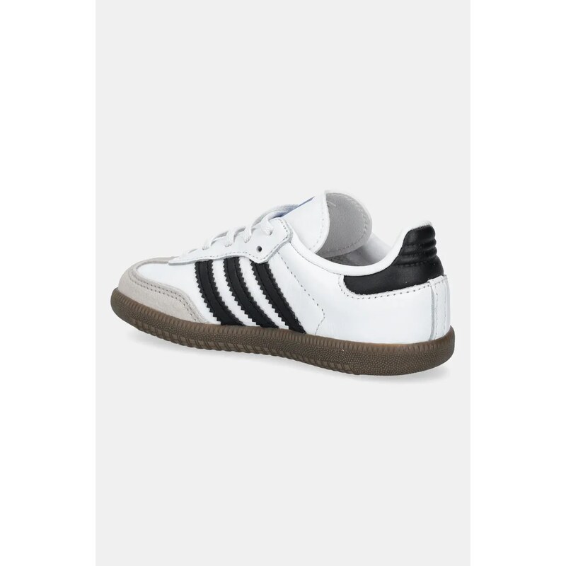 Kožené tenisky adidas Originals SAMBA OG biela farba, IE3679