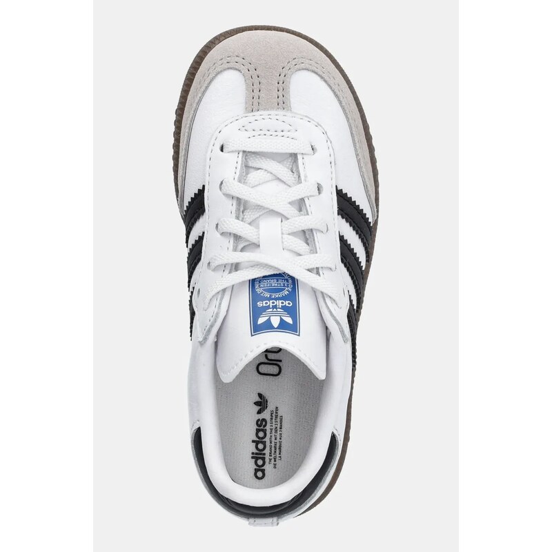 Kožené tenisky adidas Originals SAMBA OG biela farba, IE3679