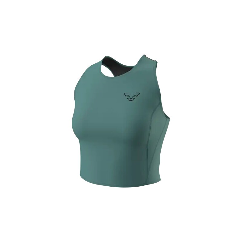 E-shop Dynafit Trail Crop Top dámske tričko bez rukávov Atlantic vel. L