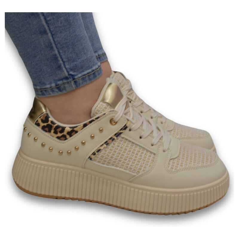 SS Dámske béžové tenisky KARINA 62966531