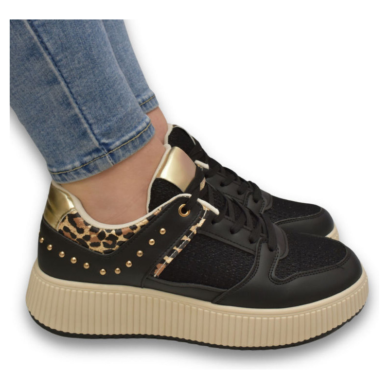 SS Dámske čierne tenisky KARINA 62966532