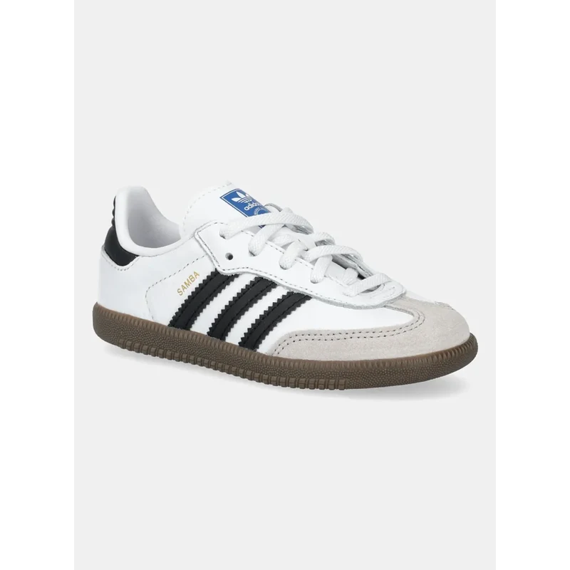 Kožené tenisky adidas Originals SAMBA OG biela farba, IE3679