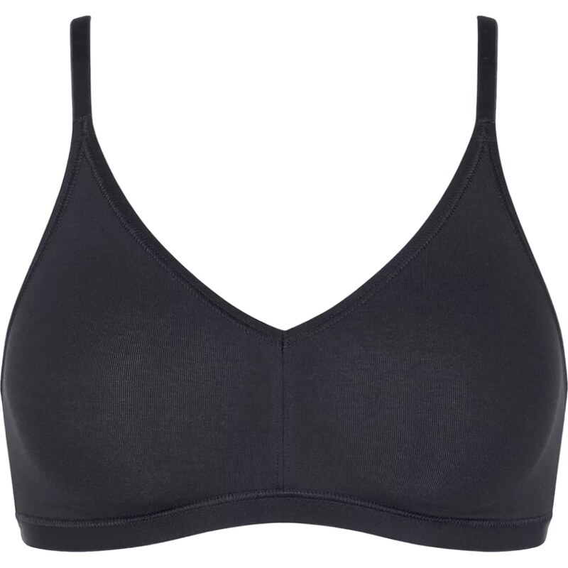 Dámska podprsenka GO Daily Cotton Soft - BLACK - čierna 0004 - SLOGGI 62781362