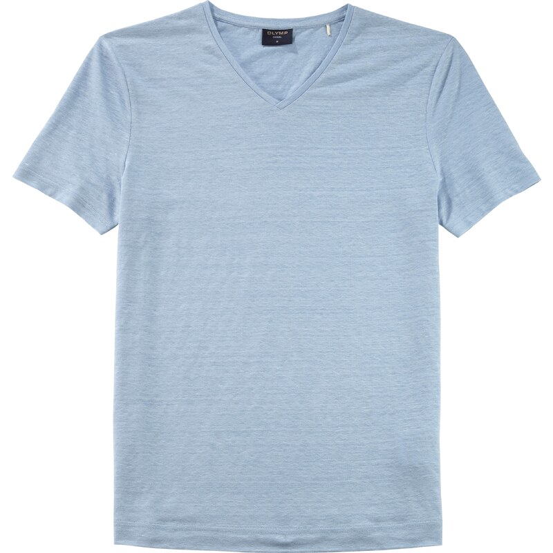 Pánske svetlomodré ľanové tričko OLYMP 62968312