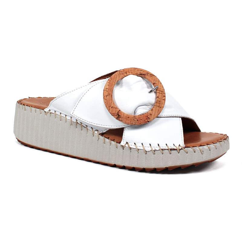 Secretshoes Kožené šľapky 62969032